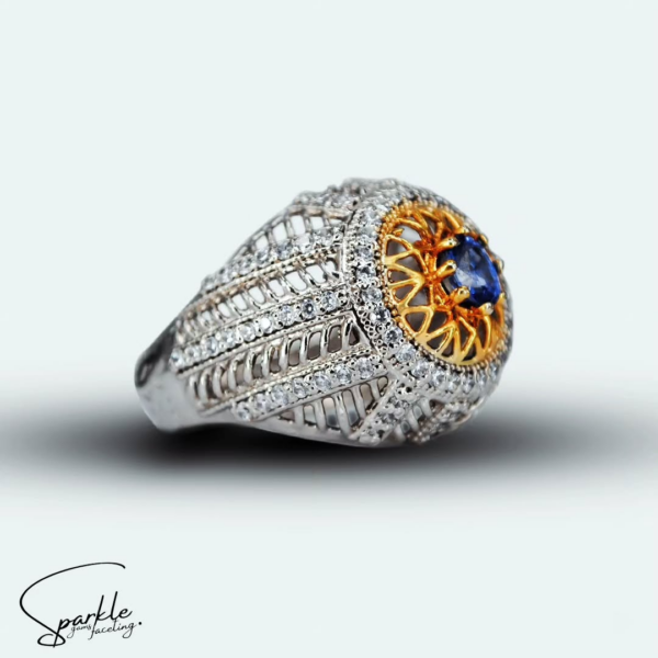 Blue Sapphire Ring - Image 2