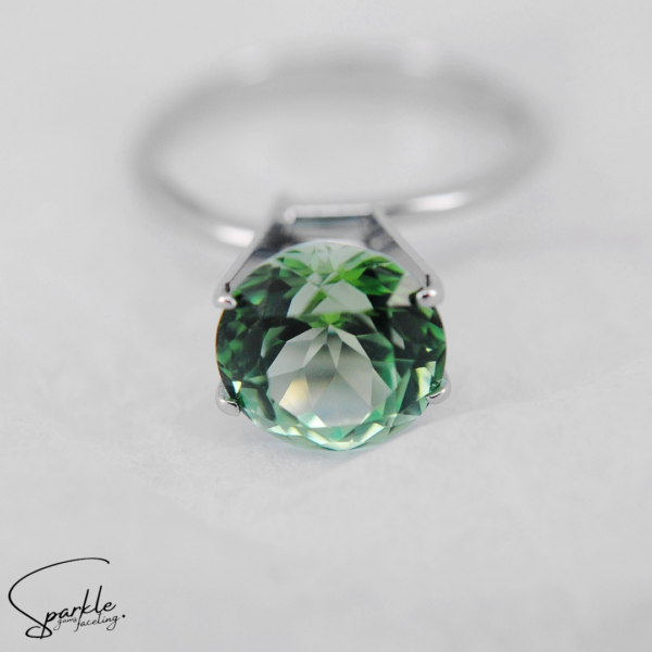 3.55-Carat Natural Tourmaline Ring