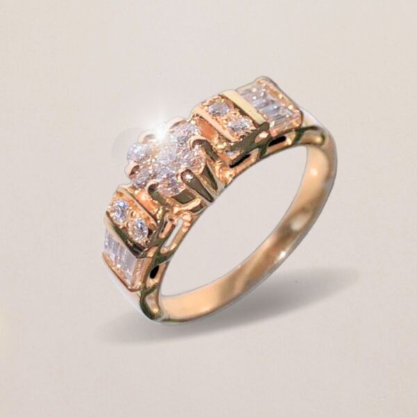 Gold Diamonds Ring - Image 3