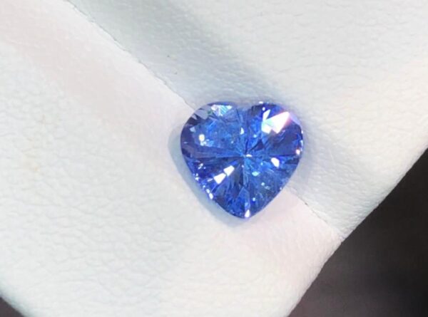 Unheated Fancy Heart Cut Natural Sapphire