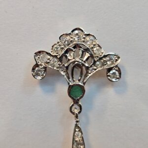 EMERALD DIAMONDS IN PALLADIUM