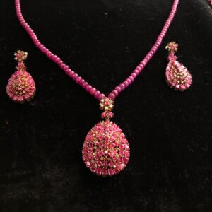 NATURAL RUBY & DIAMONDS